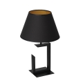 Asztali lámpa 1xE27/60W/230V 45 cm fekete/arany