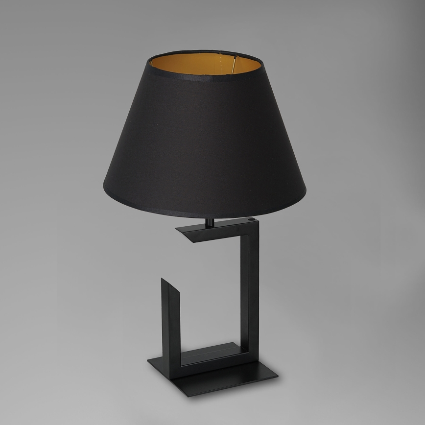 Asztali lámpa 1xE27/60W/230V 45 cm fekete/arany