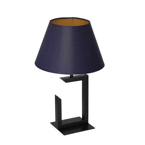Asztali lámpa 1xE27/60W/230V 45 cm kék/arany