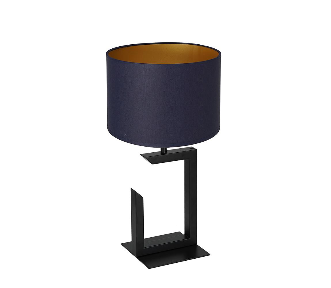 Asztali lámpa 1xE27/60W/230V 45 cm kék/arany