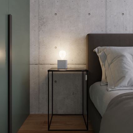 Asztali lámpa ABEL 1xE27/15W/230V beton