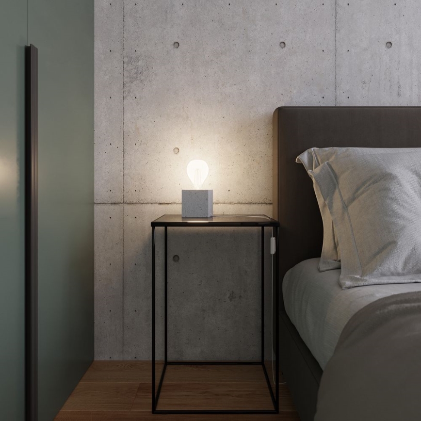 Asztali lámpa ABEL 1xE27/60W/230V beton