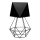 Asztali lámpa ADAMANT LARGE 1xE27/60W/230V fekete