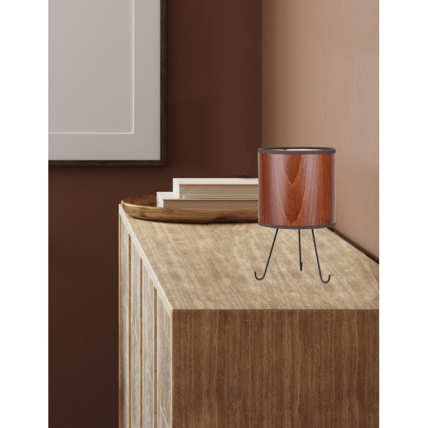 Asztali lámpa ADORA 1xE14/40W/230V tölgy