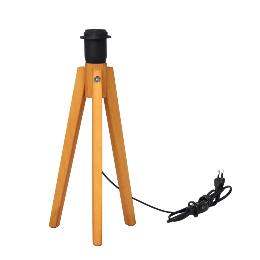 Asztali lámpa ALBA 1xE27/15W/230V fekete/arany/tölgy