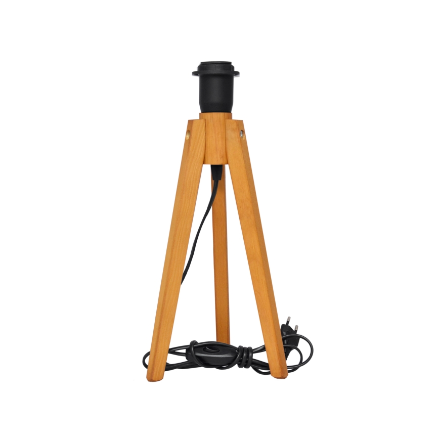 Asztali lámpa ALBA 1xE27/15W/230V fekete/arany/tölgy