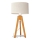 Asztali lámpa ALBA 1xE27/15W/230V krém/tölgy