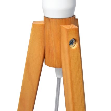 Asztali lámpa ALBA 1xE27/15W/230V krém/tölgy