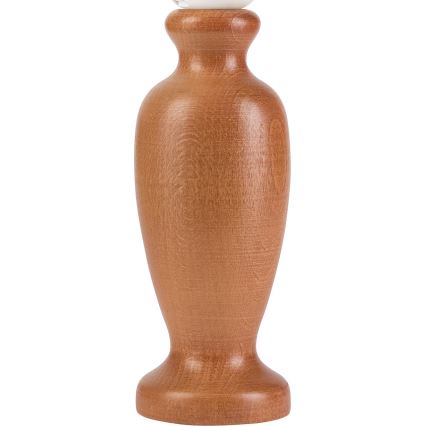 Asztali lámpa AMFORA 1xE27/60W/230V barna/bükkfa