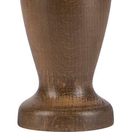 Asztali lámpa AMFORA 1xE27/60W/230V sötét barna/bükkfa