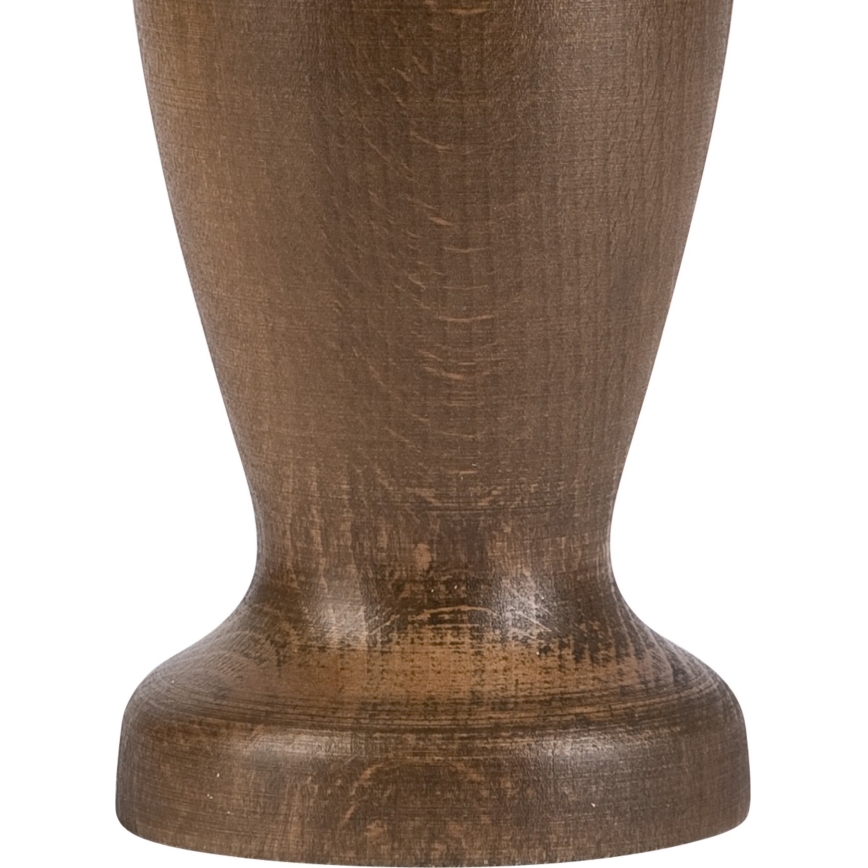 Asztali lámpa AMFORA 1xE27/60W/230V sötét barna/bükkfa