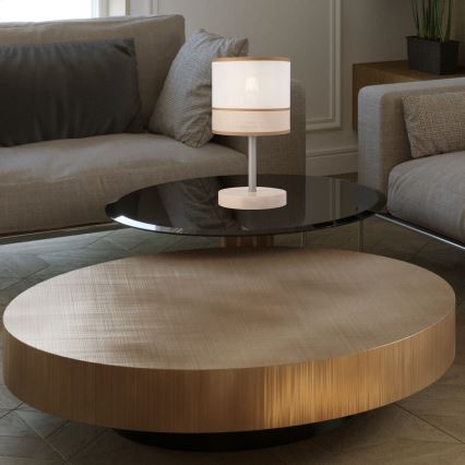 Asztali lámpa ANDREA 1xE27/60W/230V bükk