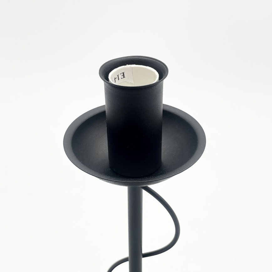 Asztali lámpa ANTON 1xE14/60W/230V fekete