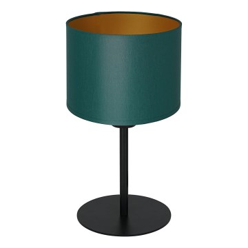 Asztali lámpa ARDEN 1xE27/60W/230V á. 18 cm zöld/arany