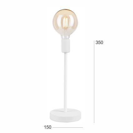 Asztali lámpa ASTRID 1xE27/60W/230V fehér