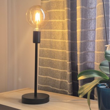 Asztali lámpa ASTRID 1xE27/60W/230V matt fekete