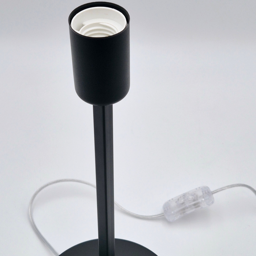 Asztali lámpa ASTRID 1xE27/60W/230V matt fekete