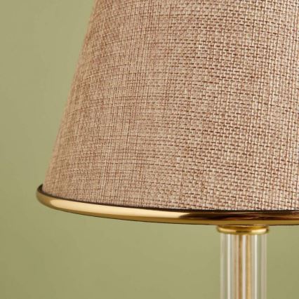 Asztali lámpa AYD 1xE27/40W/230V bézs/arany