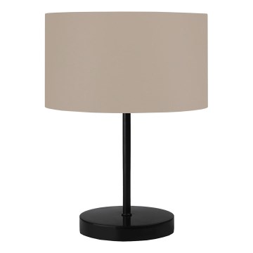 Asztali lámpa AYD 1xE27/40W/230V bézs/fekete