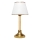 Asztali lámpa AYD 1xE27/40W/230V fehér/arany