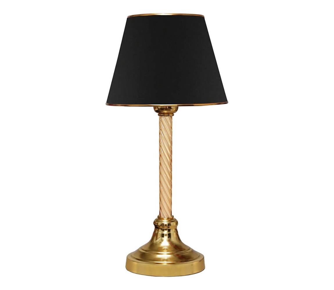 Asztali lámpa AYD 1xE27/40W/230V fekete/arany 780SGN2563