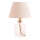 Asztali lámpa AYD 1xE27/40W/230V krémszínű/átlátszó