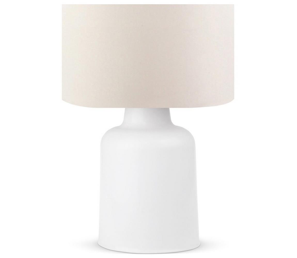 Asztali lámpa AYD 1xE27/60W/230V bézs/fehér