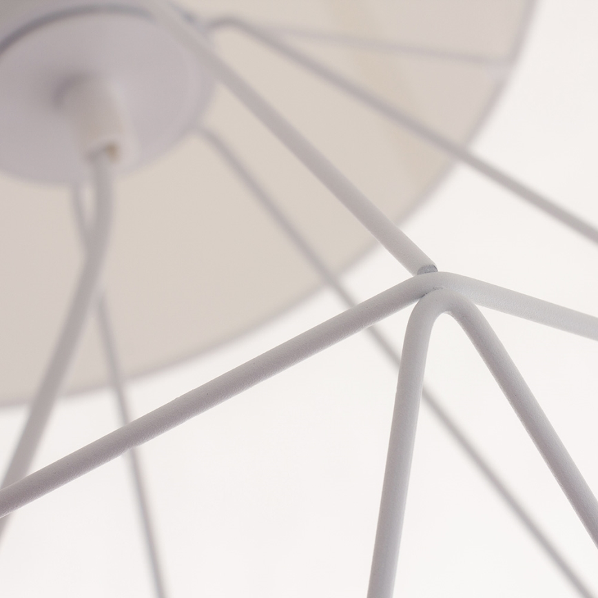 Asztali lámpa BASKET 1xE27/60W/230V fehér