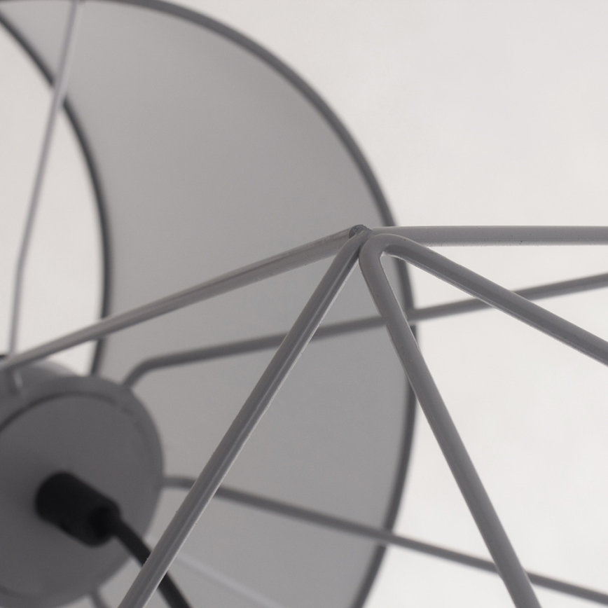 Asztali lámpa BASKET 1xE27/60W/230V szürke