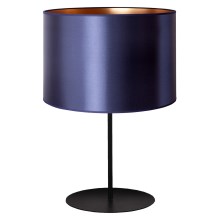 Asztali lámpa CANNES 1xE14/15W/230V 20 cm kék/réz/fekete
