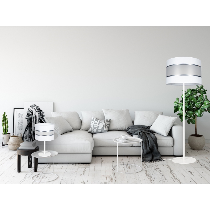 Asztali lámpa CORAL 1xE27/60W/230V fehér