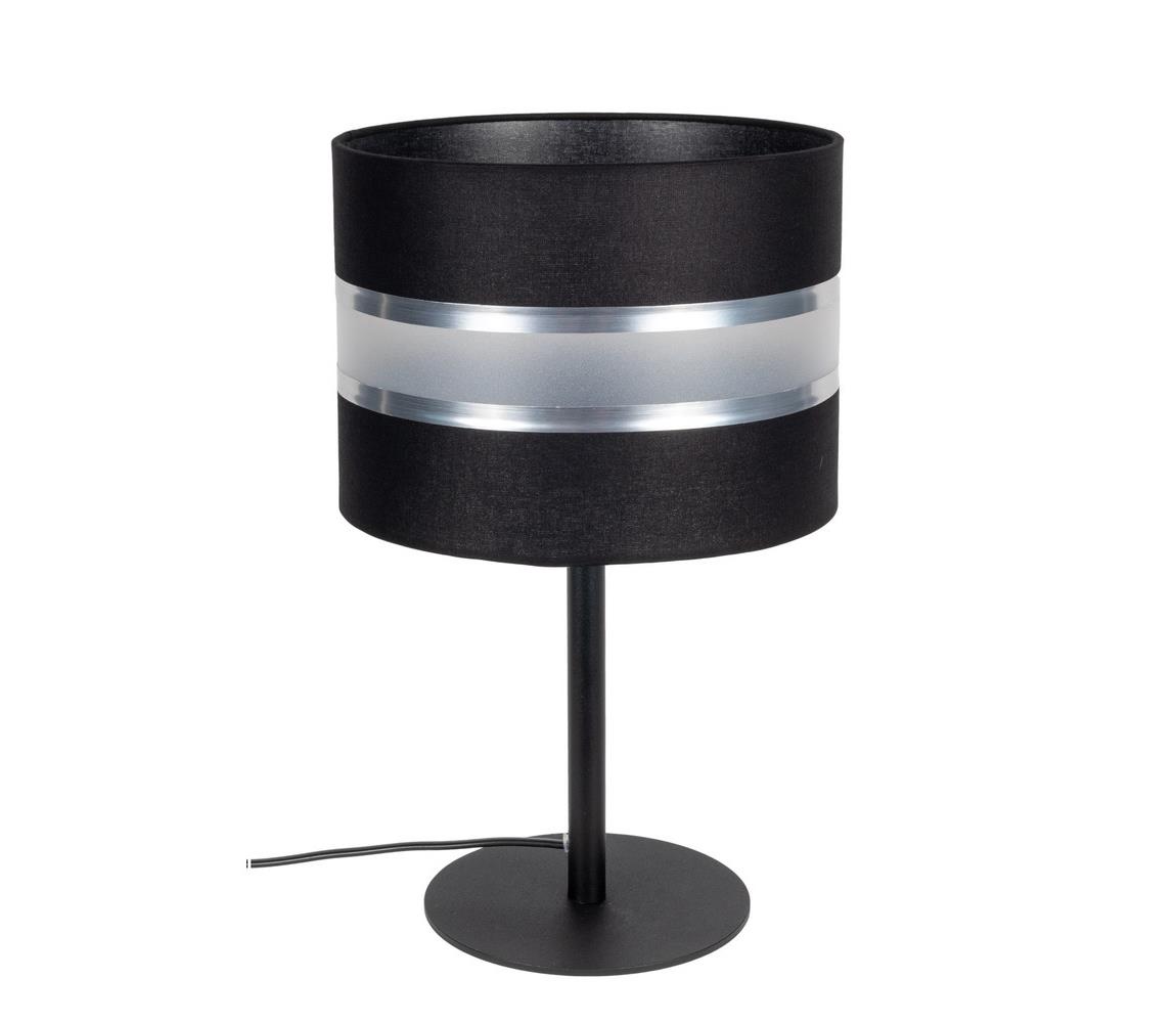  Asztali lámpa CORAL 1xE27/60W/230V fekete 