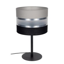 Asztali lámpa CORAL 1xE27/60W/230V fekete/szürke