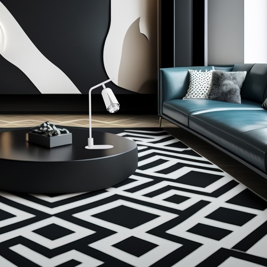 Asztali lámpa FLOWER 1xGU10/8W/230V fehér