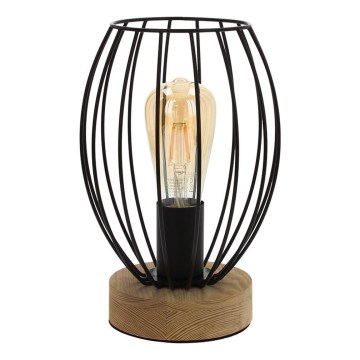 Asztali lámpa GUNNAR 1xE27/25W/230V tölgy