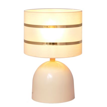 Asztali lámpa HELEN 1xE27/15W/230V krém/arany