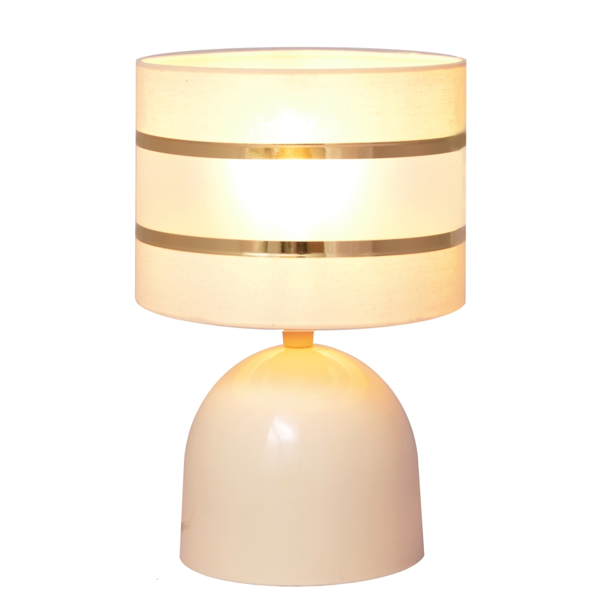 Asztali lámpa HELEN 1xE27/15W/230V krém/arany