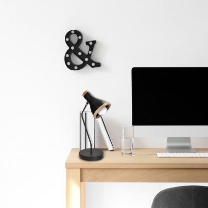 Asztali lámpa HOLLY 1xE27/60W/230V