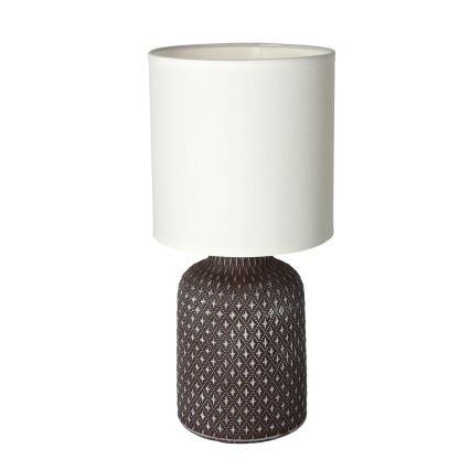 Asztali lámpa INER 1xE14/40W/230V barna