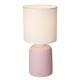 Asztali lámpa INER 1xE14/40W/230V rózsaszín