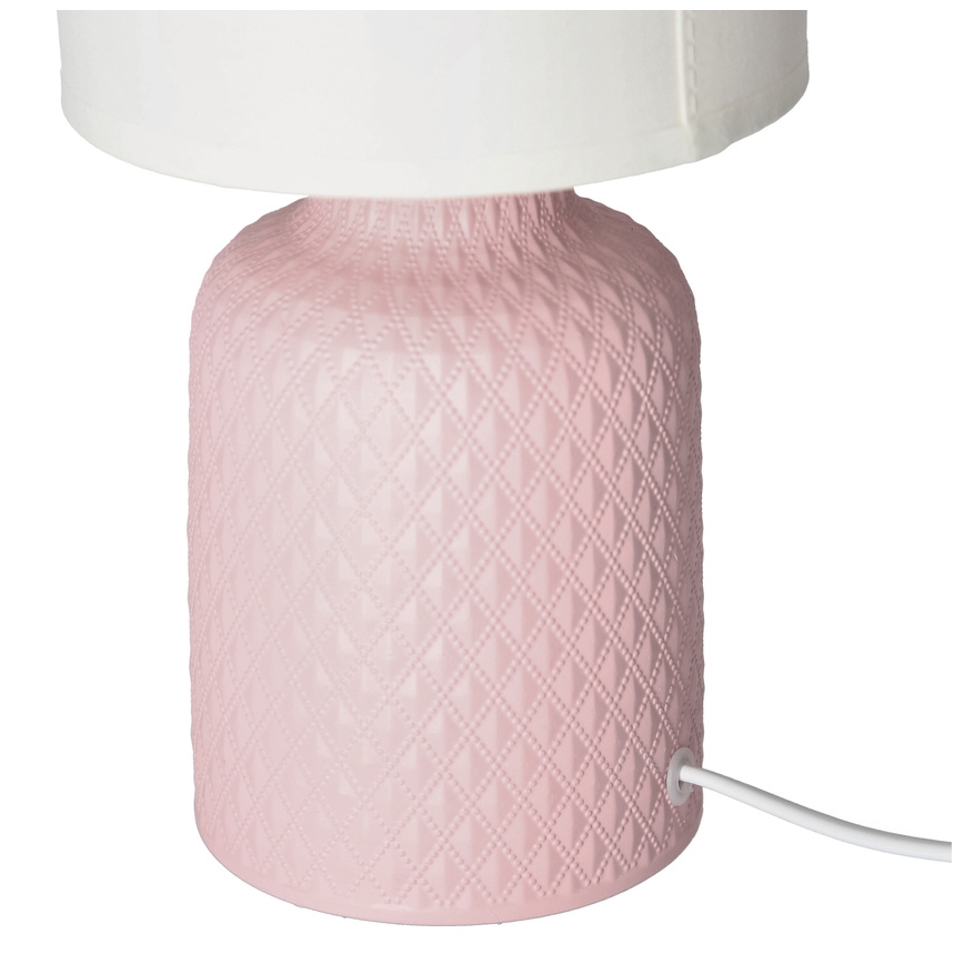 Asztali lámpa INER 1xE14/40W/230V rózsaszín