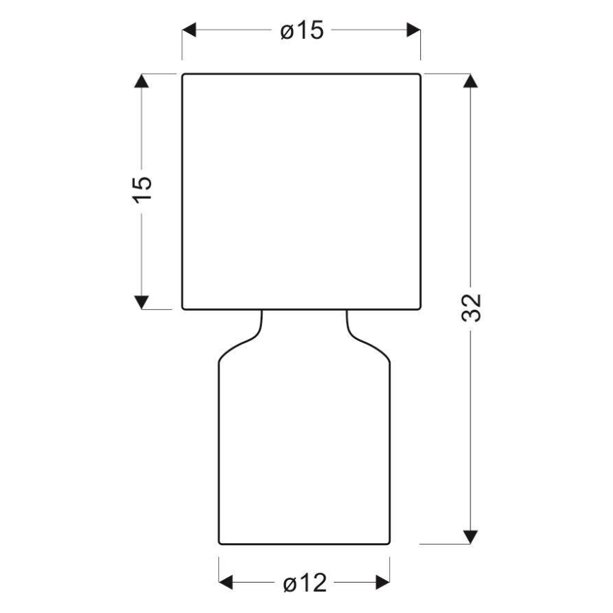 Asztali lámpa INER 1xE14/40W/230V rózsaszín