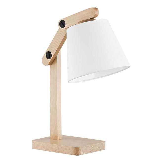 Asztali lámpa JOGA 1xE27/15W/230V bükkfa