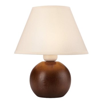 Asztali lámpa JUTA 1xE27/60W/230V bükk