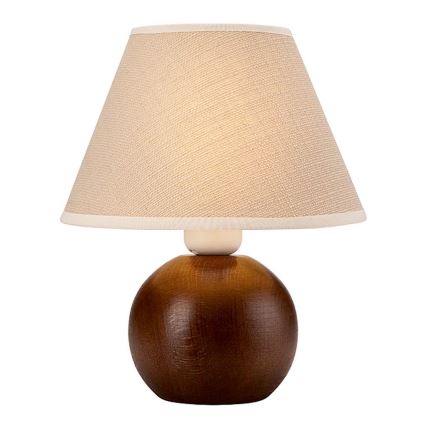 Asztali lámpa JUTA 1xE27/60W/230V bükkfa