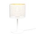 Asztali lámpa LOFT SHADE 1xE27/60W/230V á. 18 cm fehér/arany