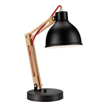 Asztali lámpa MARCELLO 1xE27/60W/230V bükkfa