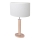 Asztali lámpa MERCEDES 1xE27/40W/230V 60 cm fehér/tölgy