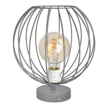 Asztali lámpa MERCURE 1xE27/15W/230V szürke