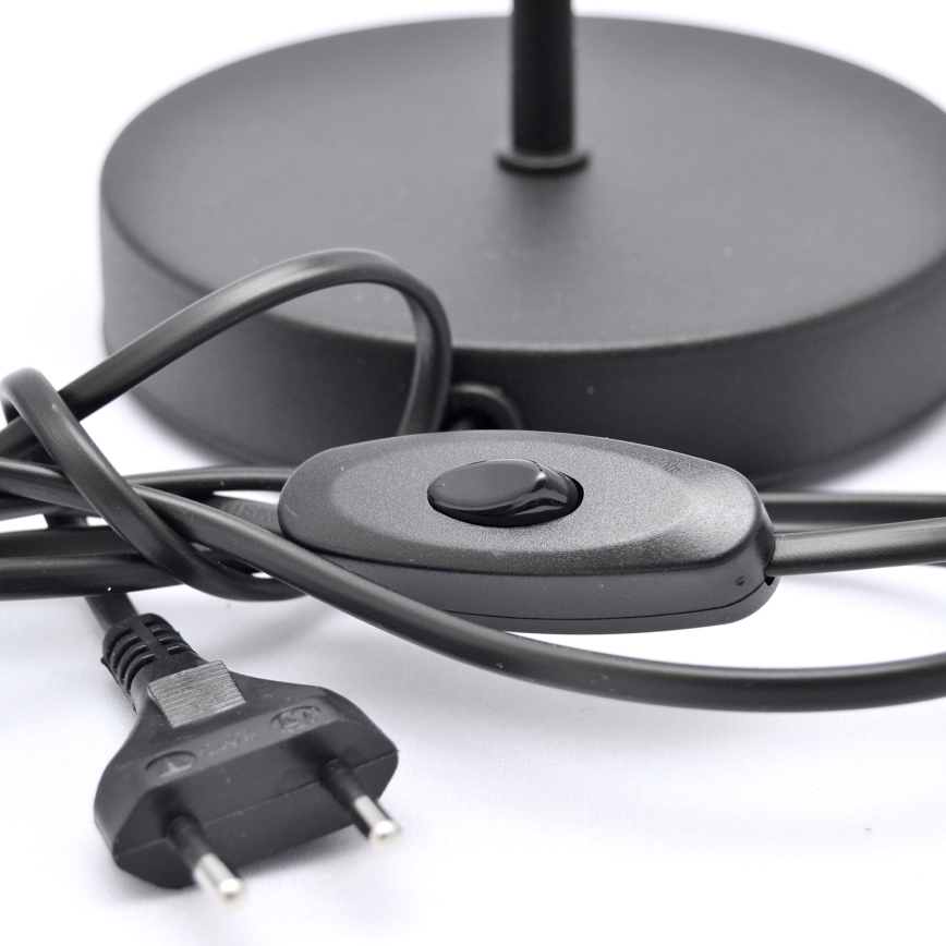 Asztali lámpa MOON 1xE27/15W/230V fekete